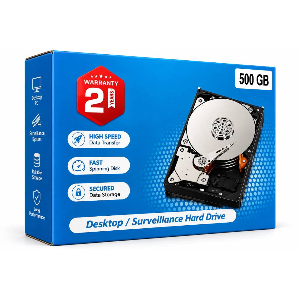 Pullout Internal Desktop Hard Disk Sata 500GB
